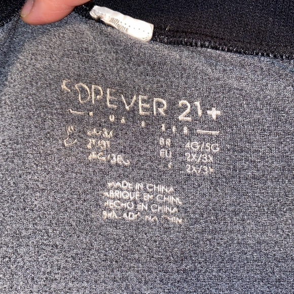 Forever 21+ Workout Leggings Size 2X/3X - Picture 3 of 4